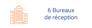 Bureaux de réception