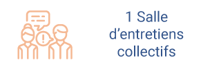 Salle d’entretiens collectifs